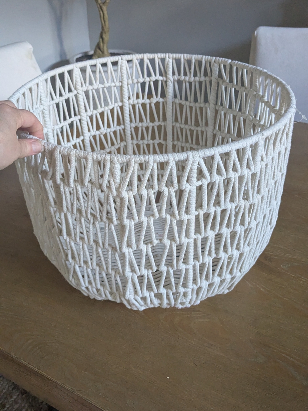 Target Cream Woven Rope Storage Basket - Picture 4 of 6